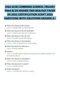 AQA GCSE COMBINED SCIENCE&lowbar; TRILOGY 8464&lowbar;B&lowbar;2H HIGHER TIER BIOLOGY PAPER 2H 2022 CERTIFICATION SCRIPT&period;pdf&NewLine;&NewLine;