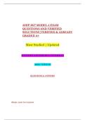 AHIP 2027 MODEL 4 EXAM &NewLine;QUESTIONS AND VERIFIED &NewLine;SOLUTIONS&vert;VERIFIED & ALREADY &NewLine;GRADED A&plus;  &NewLine;Most Studied &vert; Updated  