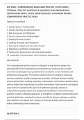 QSP FINAL &vert; COMPREHENSIVE EXAM EXAM PRACTICE &vert; STUDY GUIDE &vert;&NewLine;TESTBANK &vert; PRACTICE QUESTIONS & ANSWERS &vert; EXAM PREPARATION &vert;&NewLine;CERTIFICATION EXAM &vert; LATEST UPDATE 2026&sol;2027 &vert; ADVANCED REVIEW &vert;&NewLine;COMPREHENSIVE PRACTICE EXAM