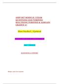 AHIP 2027 MODULE 3 EXAM &NewLine;QUESTIONS AND VERIFIED &NewLine;SOLUTIONS&vert;VERIFIED & ALREADY &NewLine;GRADED A&plus;  &NewLine;Most Studied &vert; Updated