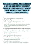 AQA GCSE COMBINED SCIENCE&lowbar; TRILOGY 8464&lowbar;C&lowbar;1H HIGHER TIER CHEMISTRY PAPER 1H PAPER & MARK SCHEME FINA&period;pdf&NewLine;&NewLine;