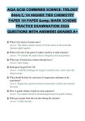AQA GCSE COMBINED SCIENCE&lowbar; TRILOGY 8464&lowbar;C&lowbar;1H HIGHER TIER CHEMISTRY PAPER 1H PAPER & MARK SCHEME PRAC&period;pdf&NewLine;&NewLine;