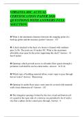 VIRGINIA HIC ACTUAL&NewLine;CERTIFICATION PAPER 2026&NewLine;QUESTIONS WITH ANSWERS FULL&NewLine;SOLUTION