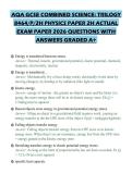 AQA GCSE COMBINED SCIENCE&lowbar; TRILOGY 8464&lowbar;P&lowbar;2H PHYSICS PAPER 2H ACTUAL EXAM PAPER 2026 QUESTIONS WITH&period;pdf&NewLine;&NewLine;