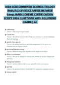 AQA GCSE COMBINED SCIENCE&lowbar; TRILOGY 8464&lowbar;P&lowbar;2H PHYSICS PAPER 2H PAPER & MARK SCHEME CERTIFICATION SCRI&period;pdf&NewLine;&NewLine;