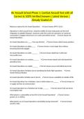 Air Assault School Phase 1&colon; Combat Assault Test with all Correct & 100&percnt; Verified Answers &vert;Latest Version &vert;Already Graded A&plus;