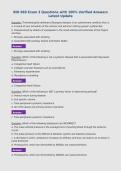 BIO 669 Exam 3 Questions with 100&percnt; Verified Answers&NewLine;Latest Update