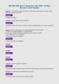 BIO 669 NKU Quiz 2 Questions with 100&percnt; Verified&NewLine;Answers Latest Update