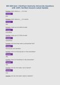 BIO 669 Quiz 1 Northern Kentucky University Questions&NewLine;with 100&percnt; Verified Answers Latest Update