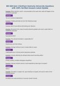 BIO 669 Quiz 2 Northern Kentucky University Questions&NewLine;with 100&percnt; Verified Answers Latest Update