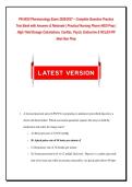 PN HESI Pharmacology Exam 2026&sol;2027 &ndash; Complete Question Practice &NewLine;Test Bank with Answers & Rationale &vert; Practical Nursing Pharm HESI Prep &vert; &NewLine;High Yield Dosage Calculations&comma; Cardiac&comma; Psych&comma; Endocrine & NCLEX-PN &NewLine;Next-Gen Prep