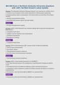 BIO 669 Exam 2 Northern Kentucky University Questions&NewLine;with 100&percnt; Verified Answers Latest Update