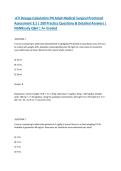 ATI Dosage Calculation PN Adult Medical Surgical Proctored Assessment 3&period;2 &vert; 200 Practice Questions & Detailed Answers &vert; NGN-Ready Q&A &vert; A&plus; Graded
