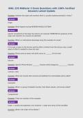 BIOL 235 Midterm 2 Exam Questions with 100&percnt; Verified&NewLine;Answers Latest Update