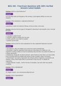BIOL 459 - Final Exam Questions with 100&percnt; Verified&NewLine;Answers Latest Update