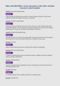 BIOL 459 MIDTERM 1 Exam Questions with 100&percnt; Verified&NewLine;Answers Latest Update