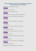 Biol 1201 Exam 1 Review Dr&period; B Questions with 100&percnt;&NewLine;Verified Answers Latest Update&NewLine;