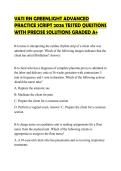 VATI RN GREENLIGHT ADVANCED&NewLine;PRACTICE SCRIPT 2026 TESTED QUESTIONS&NewLine;WITH PRECISE SOLUTIONS GRADED A&plus;