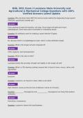 BIOL 2051 Exam 2 Louisiana State University and Agricultural & Mechanical College Questions with 100&percnt; Verified Answers Latest Update&NewLine;