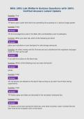 BIOL 2051 Lab Midterm Quizzes Questions with 100&percnt;&NewLine;Verified Answers Latest Update