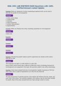 BIOL 2051 LAB MIDTERM EXAM Questions with 100&percnt;&NewLine;Verified Answers Latest Update
