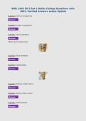 BIOL 2401 EX 6 Set 2 Dallas College Questions with&NewLine;100&percnt; Verified Answers Latest Update