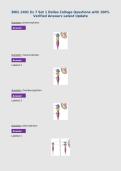 BIOL 2401 Ex 7 Set 1 Dallas College Questions with 100&percnt;&NewLine;Verified Answers Latest Update