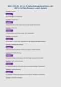BIOL 2401 Ex 11 Set 2 Dallas College Questions with&NewLine;100&percnt; Verified Answers Latest Update&NewLine;