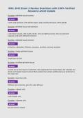 BIOL 2401 Exam 2 Review Questions with 100&percnt; Verified&NewLine;Answers Latest Update