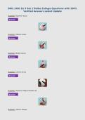 BIOL 2401 Ex 5 Set 1 Dallas College Questions with 100&percnt;&NewLine;Verified Answers Latest Update