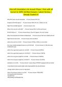 &lpar;Aircraft Orientation&rpar; Air Assault Phase 1 Test with all Correct & 100&percnt; Verified Answers &vert;Latest Version &vert;Already Graded A&plus;