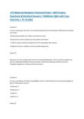 ATI Maternal Newborn Proctored Exam &vert; 200 Practice Questions & Detailed Answers &vert; NGN-Style Q&A with Case Scenarios &vert; A&plus; Graded