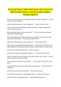 Air Assault Phase 1 &lpar;West Point&rpar; Exam with all Correct & 100&percnt; Verified Answers &vert;Actual Complete Update &vert;Already Graded A&plus;