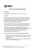 Western Governors University MSN ED D031 Written Assignment &vert; Detailed Analysis & Solutions