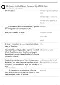 EC-Council CSCU Certification &sol; Certified Secure Computer User 2026 &sol; Score 100&percnt; &sol; New v3 Update &sol; Study Guide & Test Bank&NewLine;&NewLine;