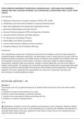 TEXAS ASBESTOS ABATEMENT SUPERVISOR LICENSING EXAM &ndash; QUESTIONS AND ANSWERS &vert;&NewLine;VERIFIED AND WELL DETAILED ANSWERS &vert; PLUS RATIONALES &vert; GUARANTEED PASS &vert; LATEST EXAM&NewLine;UPDATE