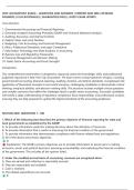 &lbrack;NYC ACCOUNTANT EXAM&rsqb; &ndash; QUESTIONS AND ANSWERS &vert; VERIFIED AND WELL DETAILED&NewLine;ANSWERS &vert; PLUS RATIONALES &vert; GUARANTEED PASS &vert; LATEST EXAM UPDATE