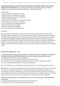 FLORIDA DEPARTMENT OF CORRECTIONS CORRECTIONAL PROBATION OFFICER STATE OFFICER&NewLine;CERTIFICATION EXAMINATION &ndash; QUESTIONS AND ANSWERS &vert; VERIFIED AND WELL DETAILED&NewLine;ANSWERS &vert; PLUS RATIONALES &vert; GUARANTEED PASS &vert; LATEST EXAM UPDATE
