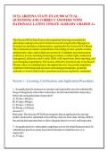 NCIA ARIZONA STATE EXAM 300 ACTUAL &NewLine;QUESTIONS AND CORRECT ANSWERS WITH &NewLine;RATIONALE LATEST UPDATE ALREADY GRADED A&plus;