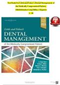 Test Bank - Little and Falace's Dental Management of the Medically Compromised Patient&comma; 10th Edition - Miller - All 30 Chapters and Rationales Included&NewLine;
