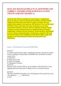 NCOA JNT-201S EXAM 300 ACTUAL QUESTIONS AND &NewLine;CORRECT ANSWERS WITH RATIONALE LATEST &NewLine;UPDATE ALREADY GRADED A&plus;