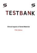  Test Bank for Clinical Aspects of Dental Materials&comma; 5th Edition &lpar;Gladwin & Bagby&rpar; &vert; All Chapters 1&ndash;37 