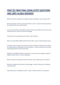 FDNY Z51 RMO FINAL EXAM LATEST QUESTIONS AND 100- Verified ANSWERS&period;