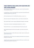 FANUC ROBOTICS FINAL EXAM LATEST QUESTIONS AND 100- Verified ANSWERS