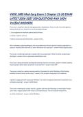 VNSG 1409 Med-Surg Exam 1 Chapter 21-26 EXAM LATEST 2026-2027 200 QUESTIONS AND 100- Verified ANSWERS&period;