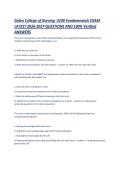 Galen College of Nursing -3100 Fundamentals EXAM LATEST 2026-2027 QUESTIONS AND 100- Verified ANSWERS&period;