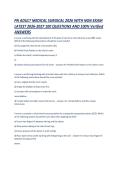PN ADULT MEDICAL SURGICAL 2026 WITH NGN EXAM LATEST 2026-2027 100 QUESTIONS AND 100- Verified ANSWERS&period;pdf&NewLine;&NewLine;