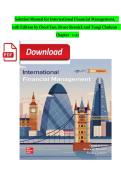 Solution Manual for International Financial Management&comma; 10th Edition&comma; By Cheol Eun&comma; Bruce G&period; Resnick&comma; All Chapters 1 to 21 complete Verified editon ISBN&colon;9781264413096&NewLine;