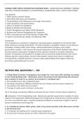 FLORIDA SHEET METAL CONTRACTOR LICENSING EXAM &ndash; QUESTIONS AND ANSWERS &vert; VERIFIED&NewLine;AND WELL DETAILED ANSWERS &vert; PLUS RATIONALES &vert; GUARANTEED PASS &vert; LATEST EXAM UPDATE