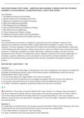APEX MOCK EXAMS STUDY GUIDE &ndash; QUESTIONS AND ANSWERS &vert; VERIFIED AND WELL DETAILED&NewLine;ANSWERS &vert; PLUS RATIONALES &vert; GUARANTEED PASS &vert; LATEST EXAM UPDATE